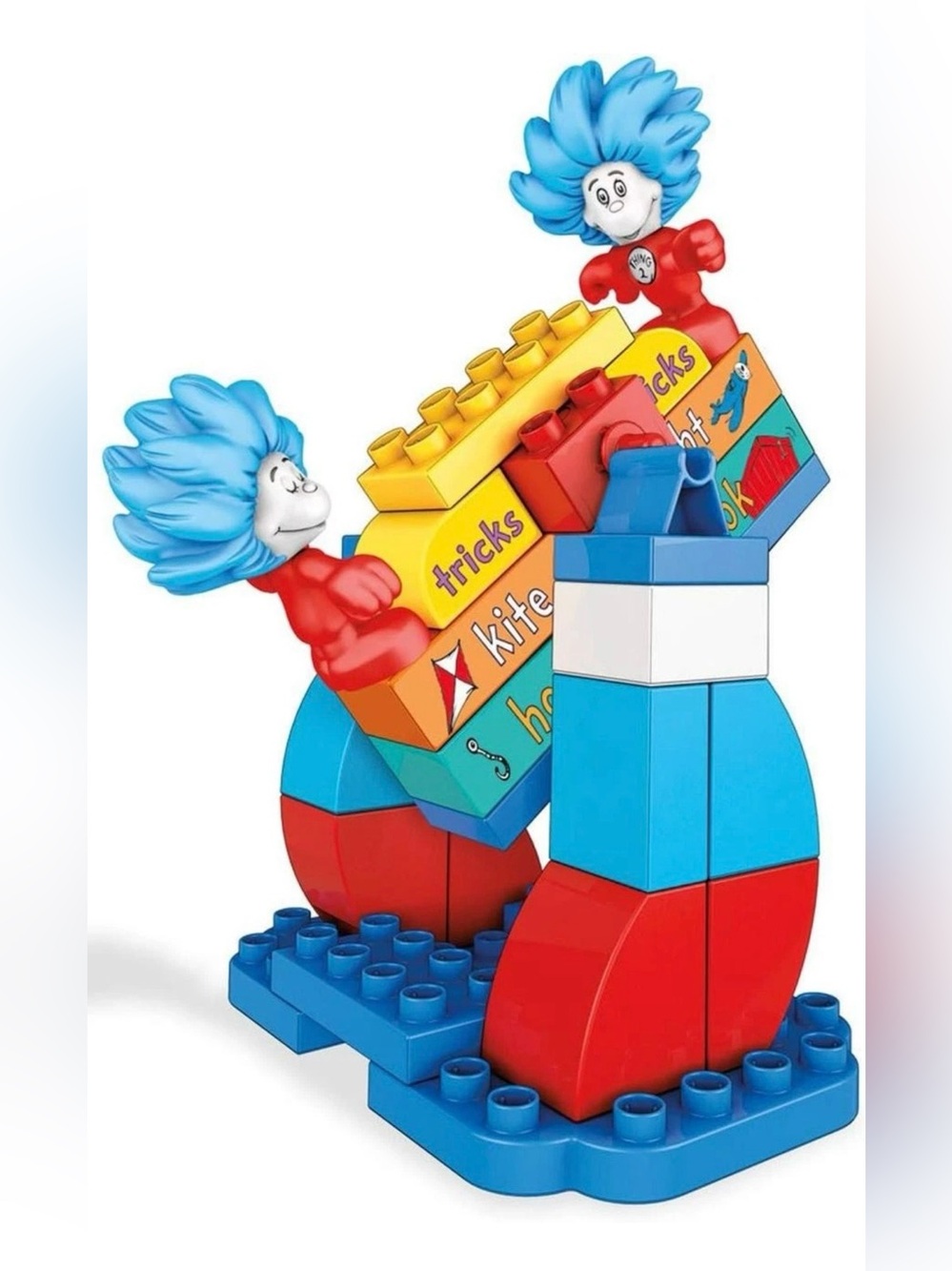 Dr. Seuss Mega Bloks Thing 1 & Thing 2 Tricks Building Set 29 Pieces - Picture 2 of 5